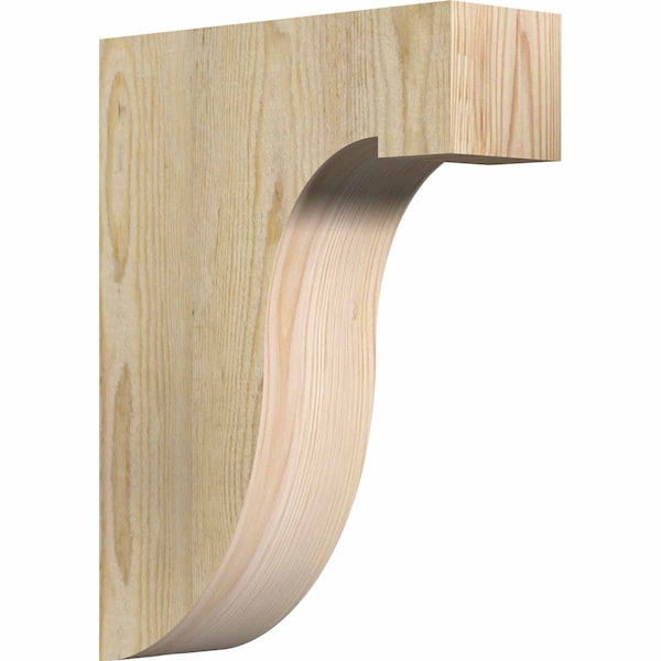 Ekena Millwork Del Monte Rough Sawn Corbel, Douglas Fir, 4"W x 12"D x 16"H COR04X12X16DEL00RDF - main